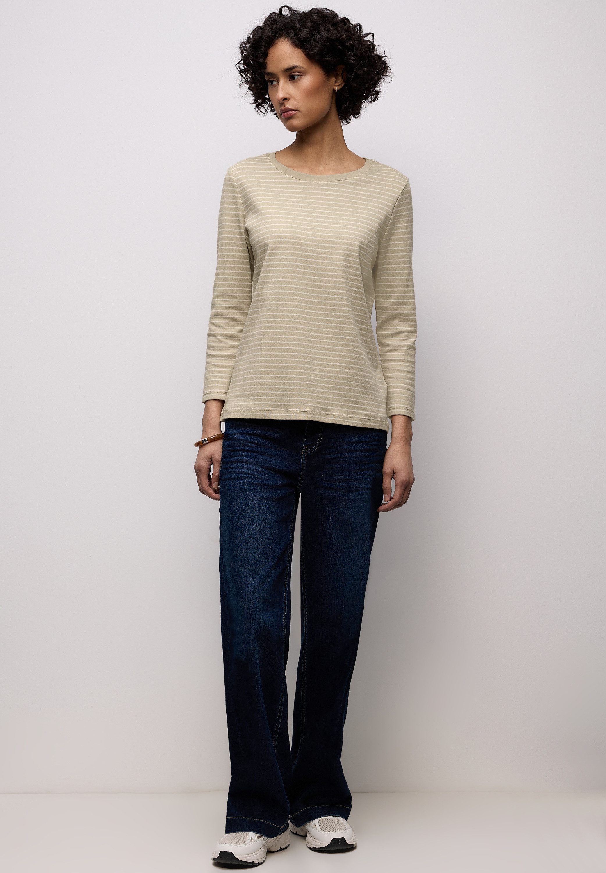 STREET ONE 3/4-Arm-Shirt mit 3/4 Ärmeln