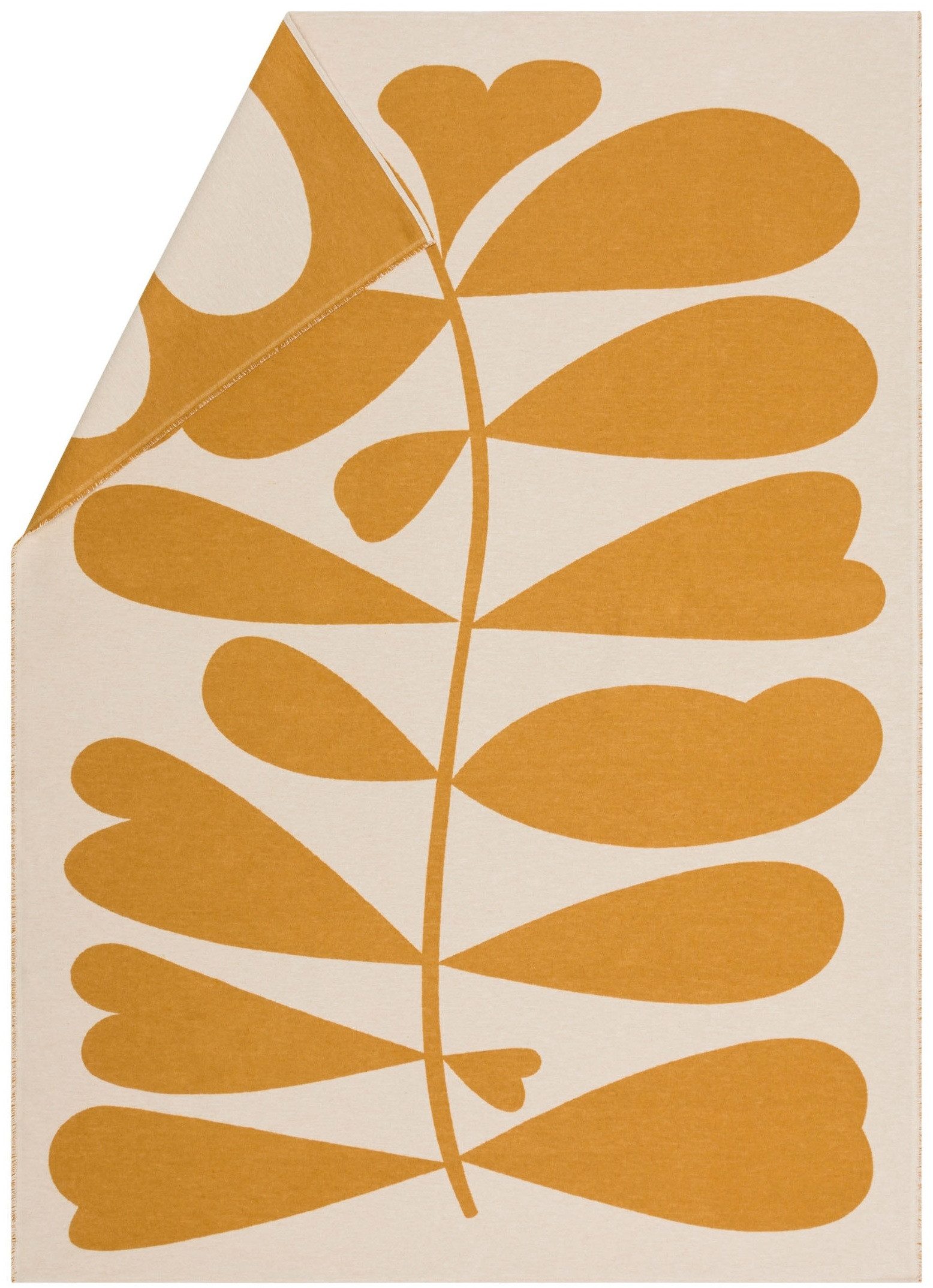 Wohndecke Luca 'Pflanze' 140 x 200 cm, DAVID FUSSENEGGER