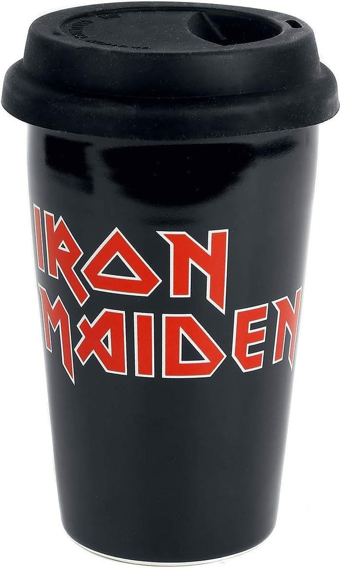 Klangundkleid Coffee-to-go-Becher Iron Maiden Reisebecher, 1-tlg., Offiziell lizenziertes Iron Maiden Produkt
