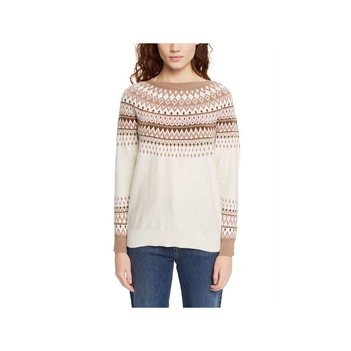 Esprit Longpullover beige (1-tlg)