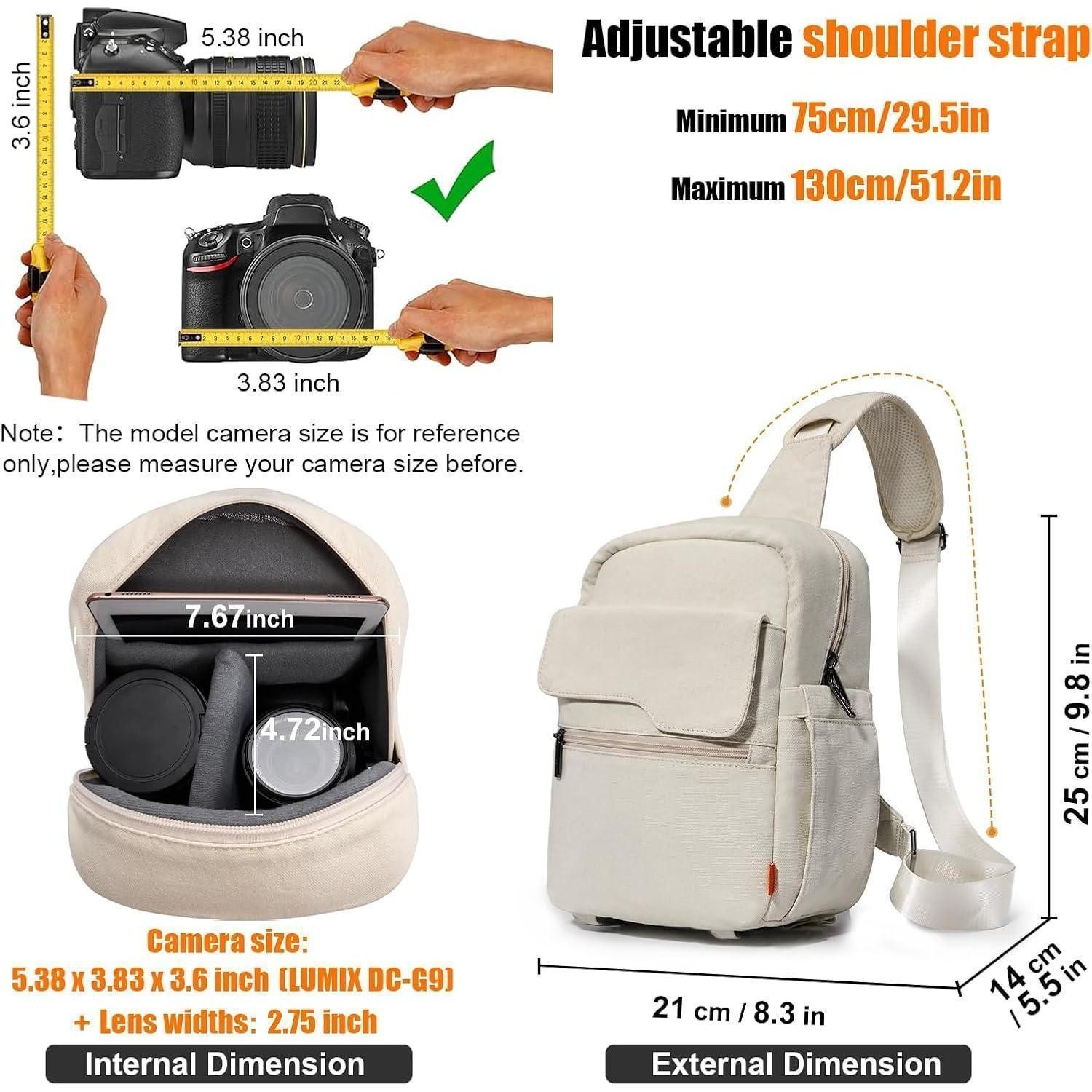 LuxusKollektion Kameratasche Kameratasche Wasserdicht Umhängetasche für Spiegelreflex DSLR