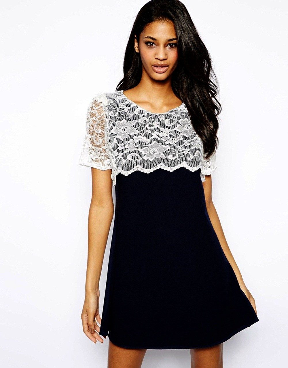 Sarcia.eu Minikleid John Zack Schwarzes Minikleid günstig online kaufen