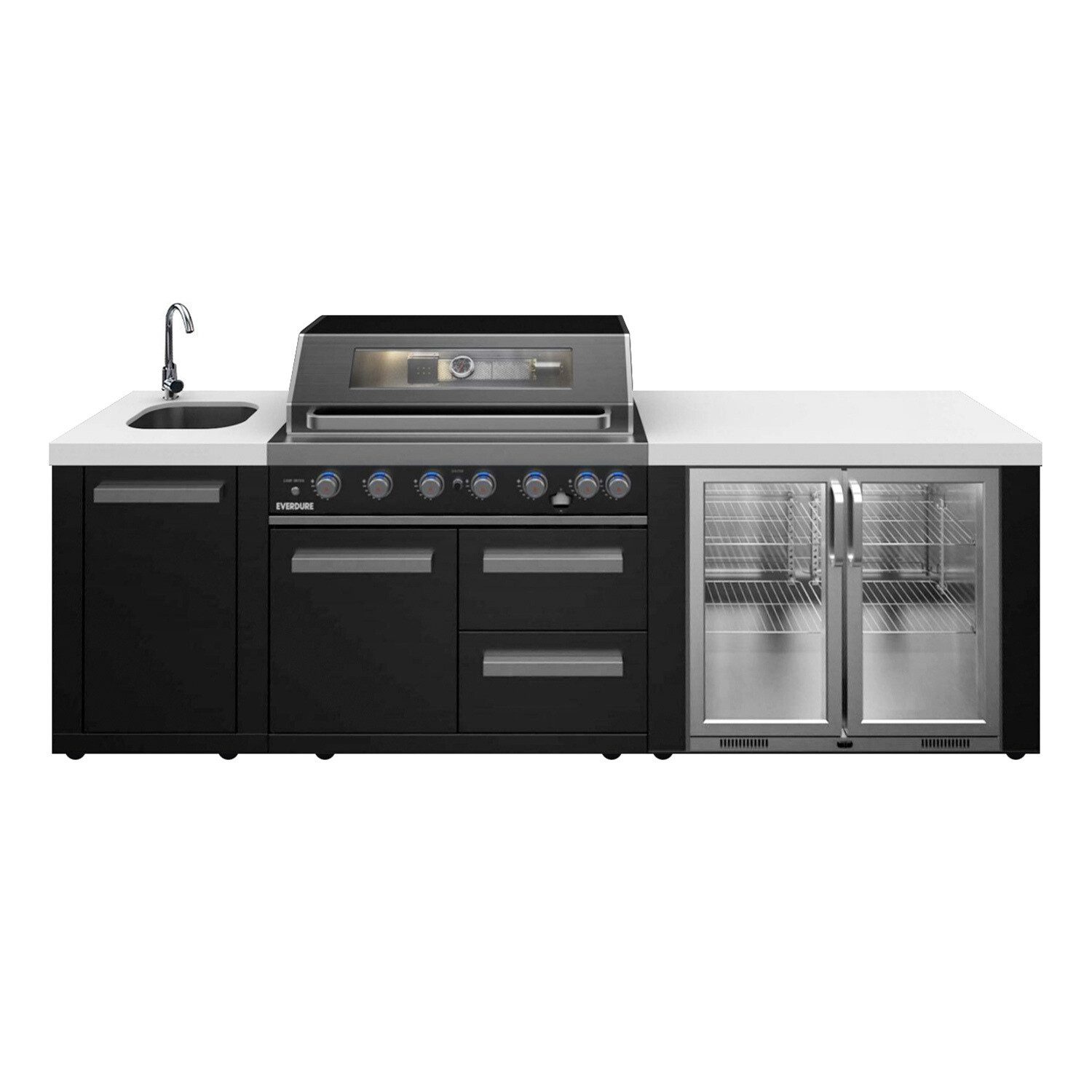 EVERDURE Gasgrill Everdure NEO Outdoorküche Black Steel