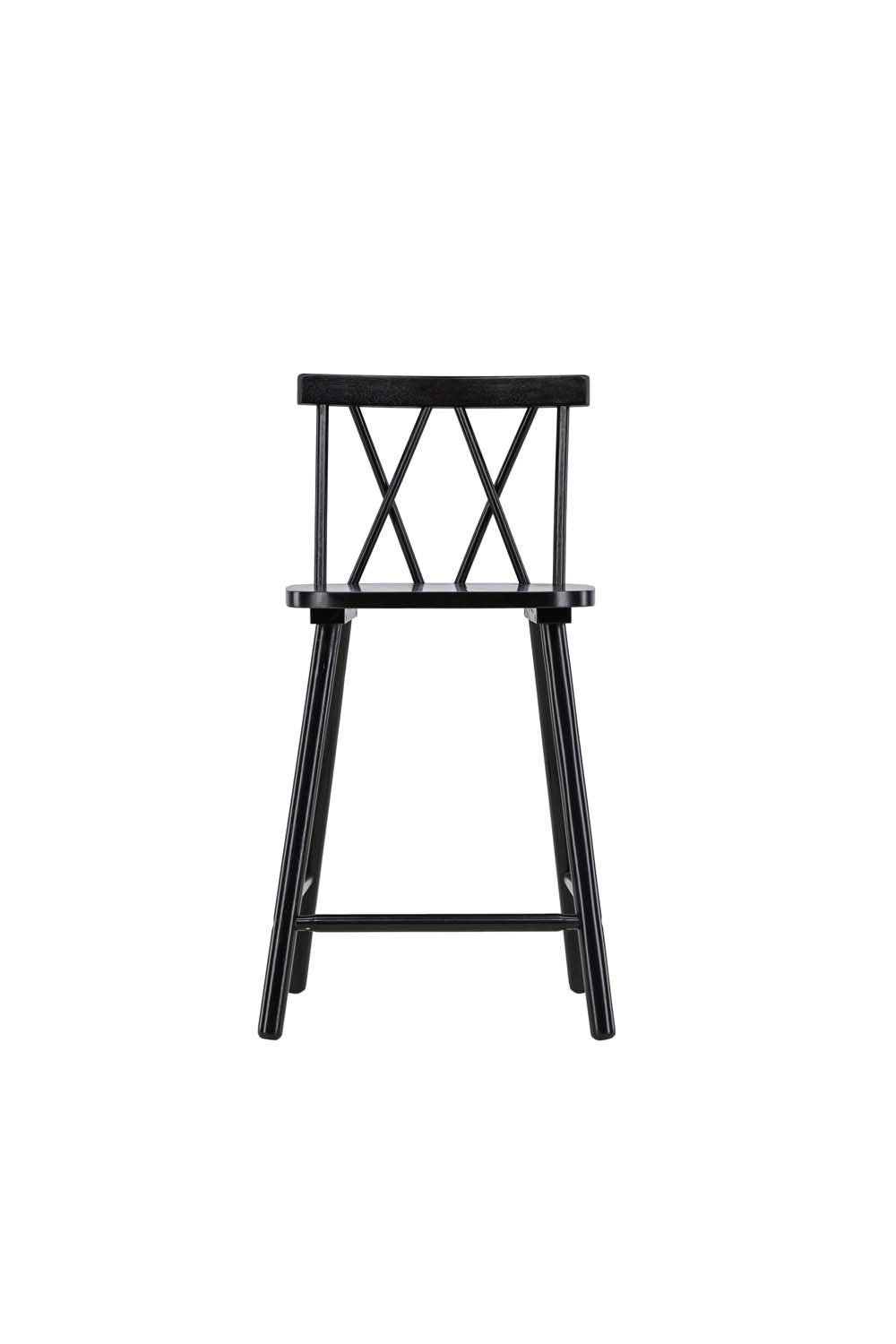 Barhocker 2er Set Mollöström Barhocker Holz schwarz.
