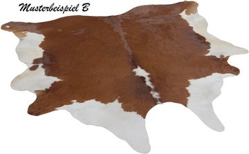 Fellteppich Muh 681, THEKO, fellförmig, Höhe: 3 mm, echtes Rinderfell, Naturprodukt - jedes Rinderfell ein Einzelstück