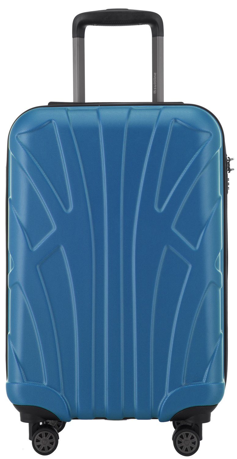 Suitline Handgepäckkoffer S1, 4 Rollen, Trolley 55x35x20 cm Bordgepäck Koff günstig online kaufen