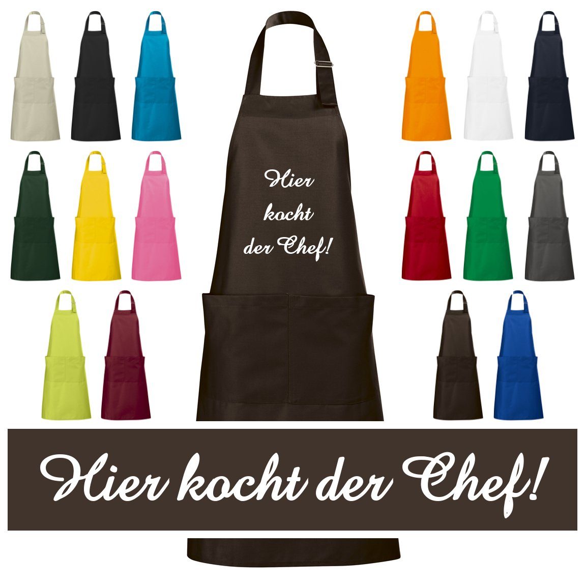 Schnoschi Kochschürze Hochwertige Küchenschürze mit Hier günstig online kaufen