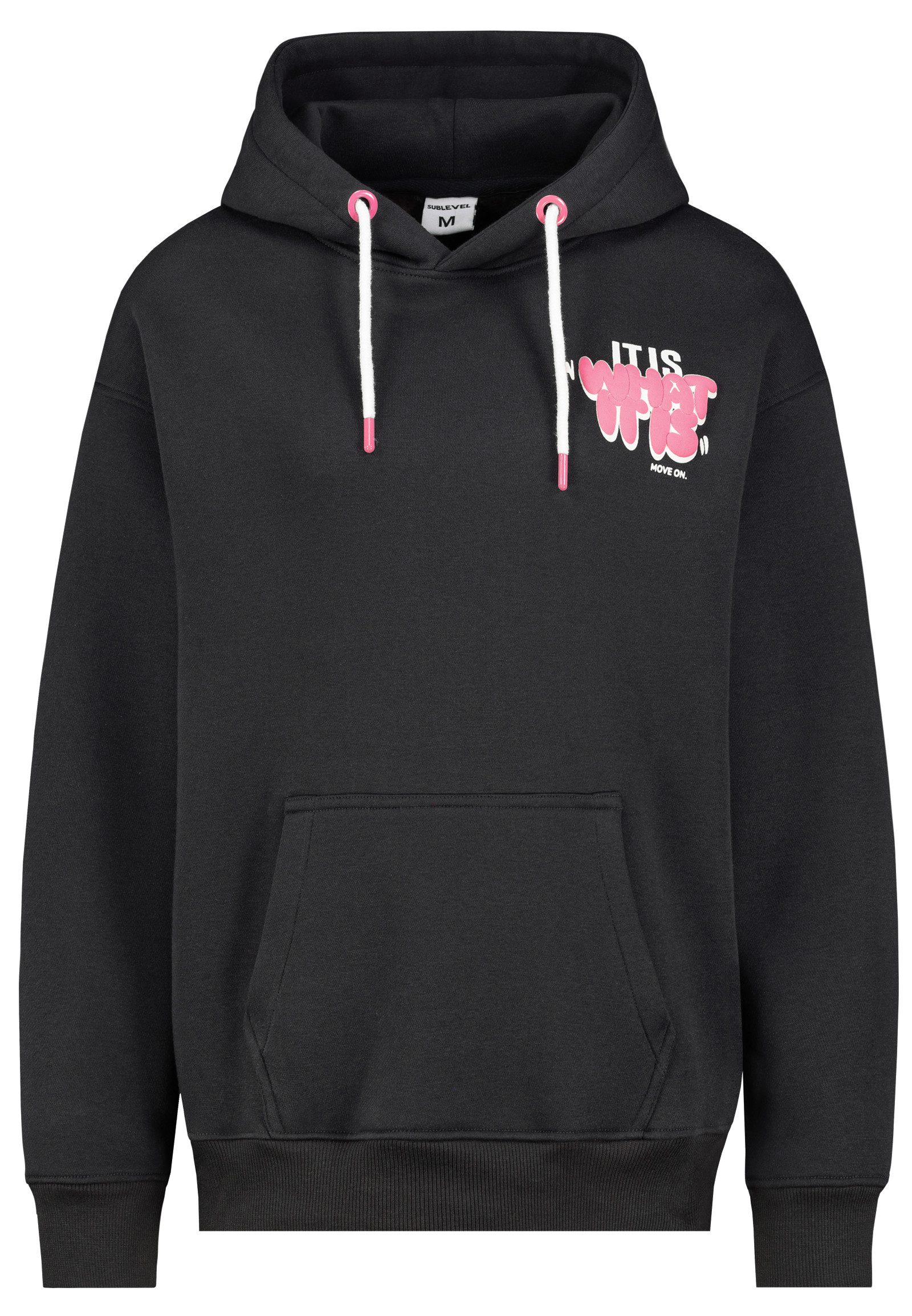 Kapuzenpullover Damen Hoodie Kapuzenpullover mit Backprint Comic-S