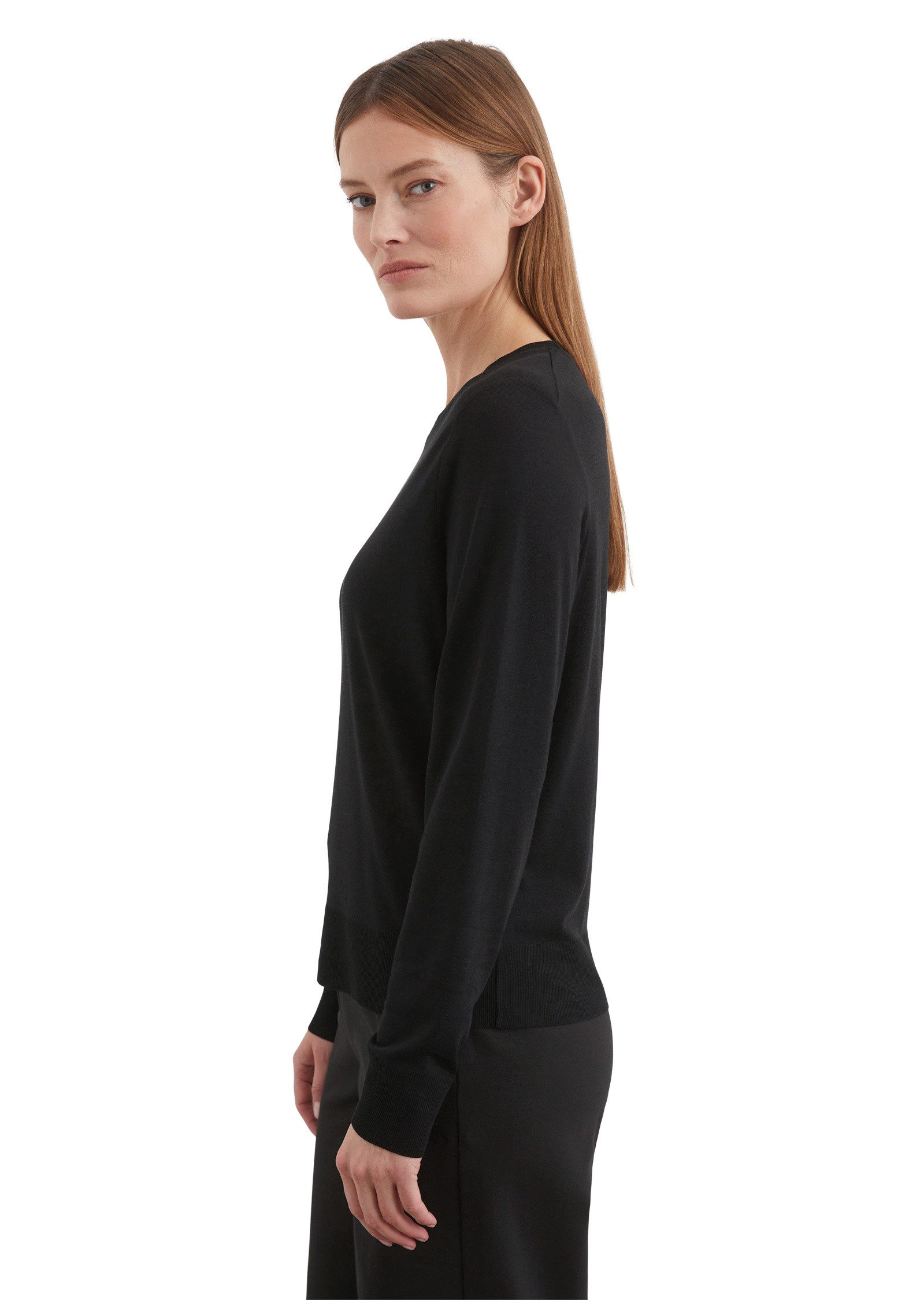 Marc O'Polo Langarmshirt aus TENCEL™ Lyocell-Baumwolle-Mix günstig online kaufen