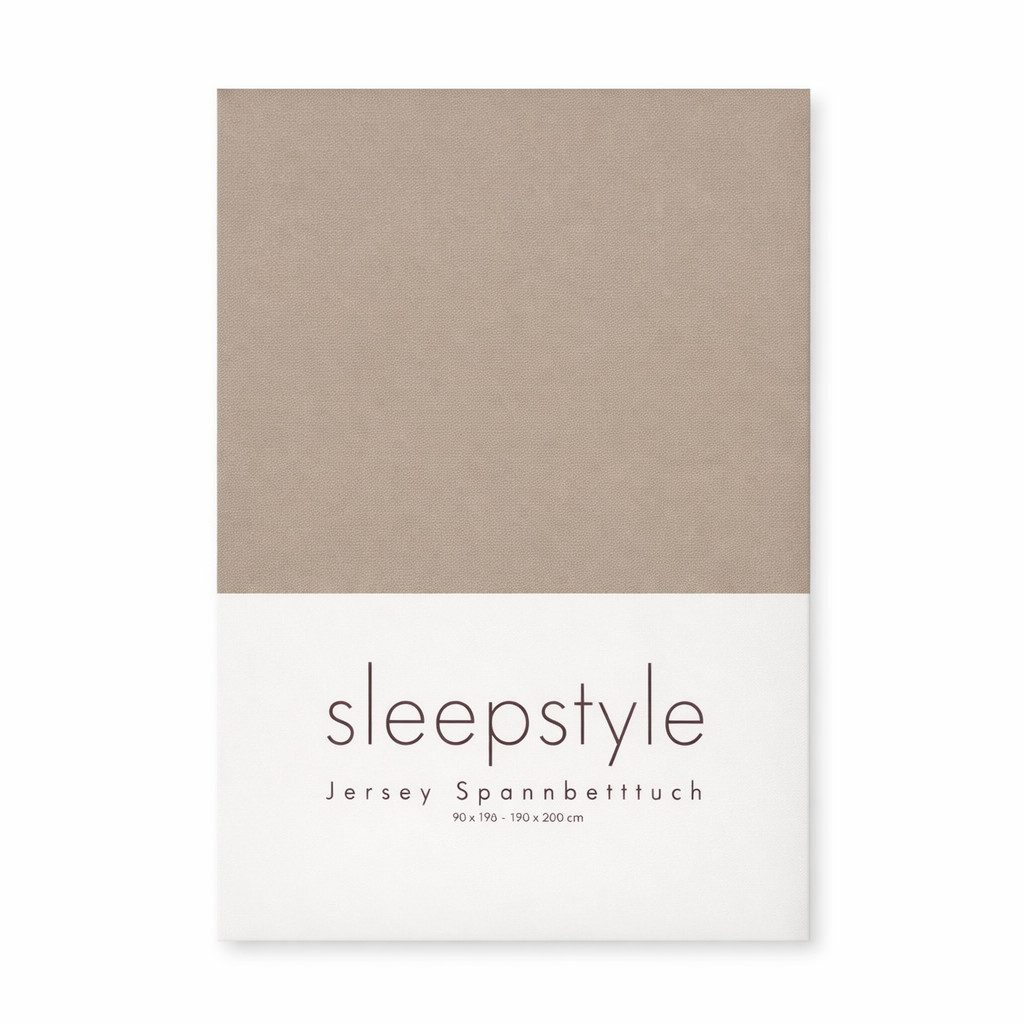 Sleepstyle Spannbettlaken SleepStyle, Jersey, Gummizug: rundum, (1 Stück), günstig online kaufen