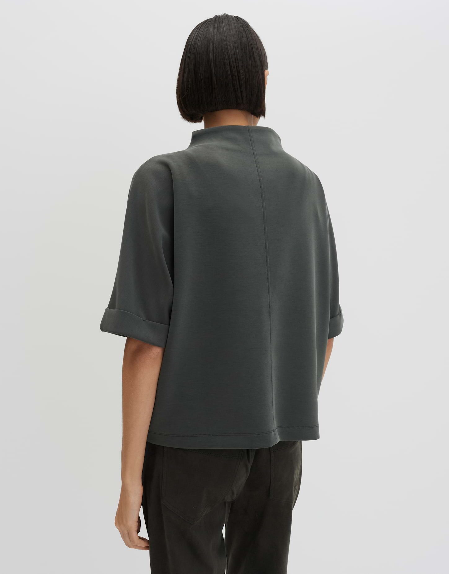 someday Sweatshirt Sweatshirt aus weichem Cotton Modal Mix Loose Fit Samtige Oberfläche mit edler Optik
