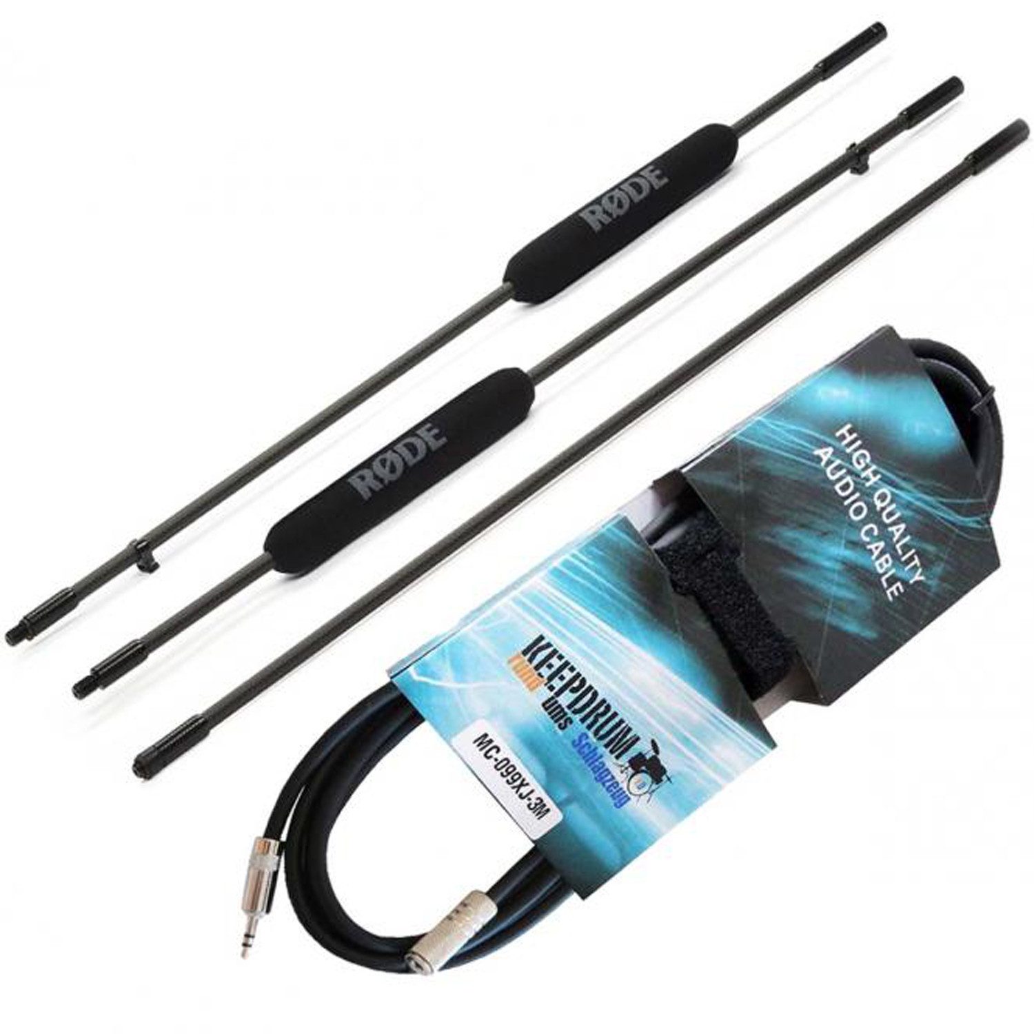 RØDE Mischpult Rode Micro Boompole PRO mit Verlängerungskabel, (Set mit Verlängerungskabel), Auch als Verlängerung der Rode Boompole Pro nutzbar