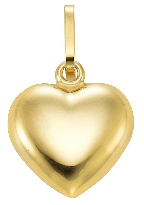 Firetti Kettenanhänger Schmuck Geschenk Gold 333 Halsschmuck Anhänger für Halskette Herz, zu Kleid, Shirt, Jeans, Sneaker! Anlass Geburtstag Weihnachten