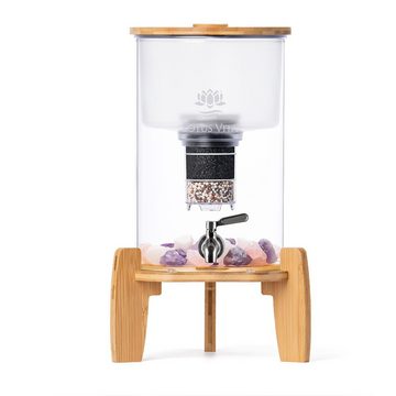 Lotus Vita Wasserfilter Kiara Glas-Wasserspender 4L - Natura Plus