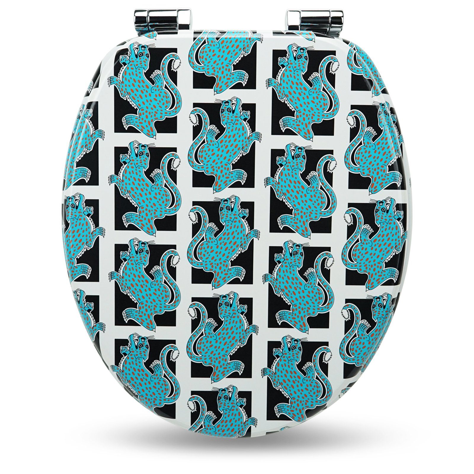 Sanfino WC-Sitz "Blue Tiger“ Premium Toilettendeckel günstig online kaufen