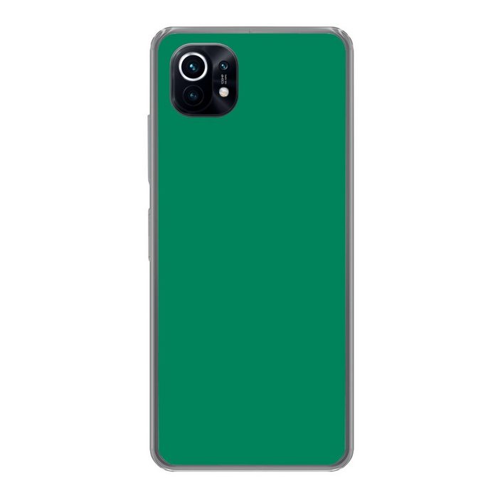 MuchoWow Handyhülle Begrünung - Forstwirtschaft - Interieur Phone Case Handyhülle Xiaomi Mi 11 Silikon Schutzhülle