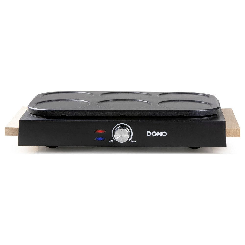Domo Waffeleisen DOMO DO8717PN Pancake-Maker Antihaftbeschichtung, stufenloser Temperat, 1000.00 W
