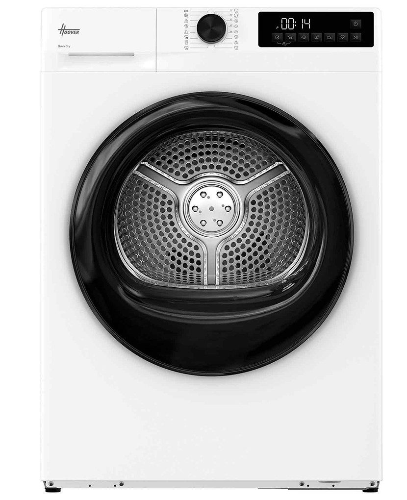 Hoover Wärmepumpentrockner H/ProDry 300 HGDS 8N1B-S, Memo -Funktion, Soft Touch, XXL Programm