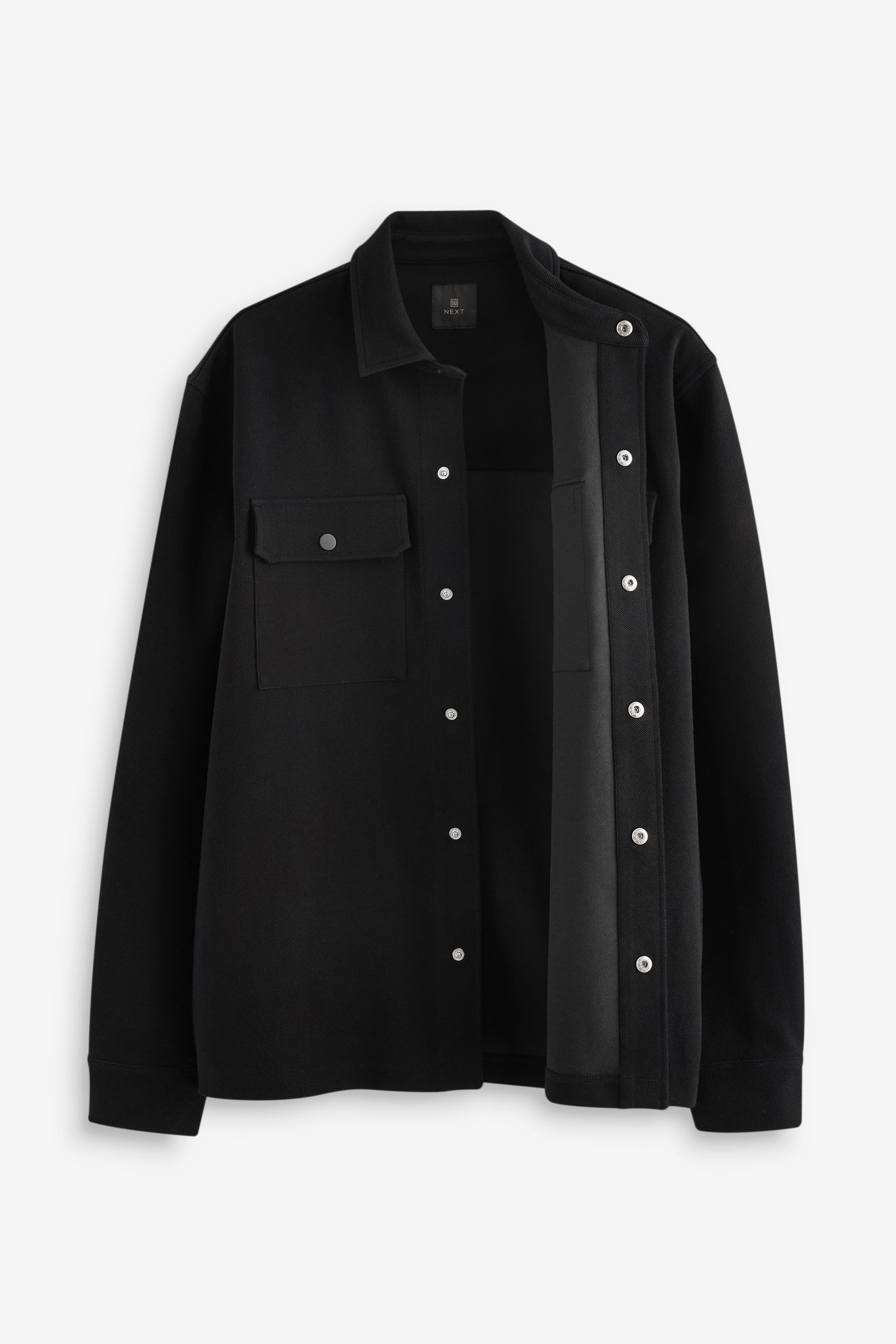 Next Hemdjacke Hemdjacke aus Jersey (1-St)