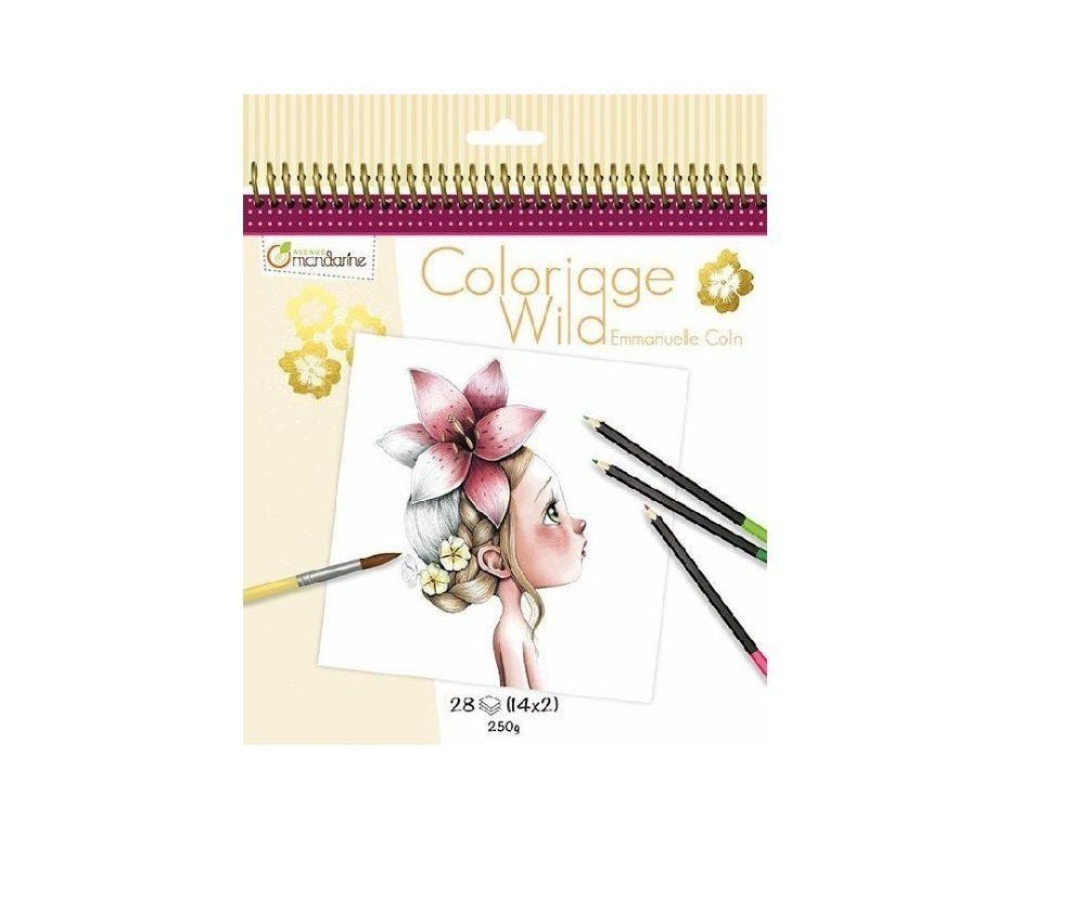 Avenue Mandarine Malblock Coloriage Wild Emmanuelle Colin - Teile 1-7 verfügbar