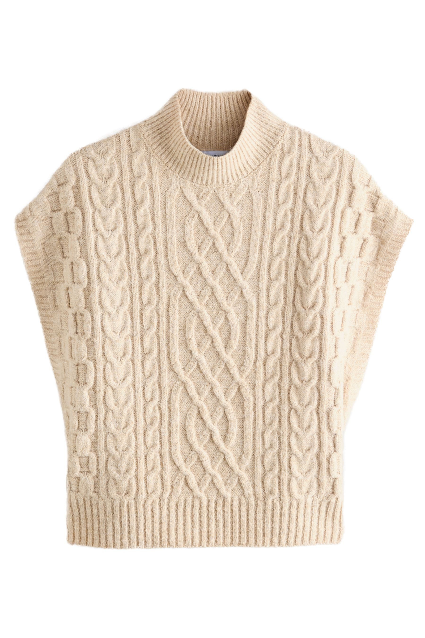 Next Pullunder Pullunder-Cover-up mit Zopfmuster (1-tlg)