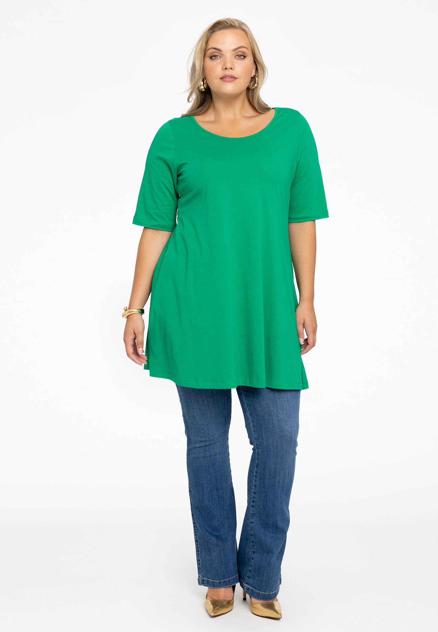 YOEK Shirttop Damen T-Shirt Große Größen günstig online kaufen