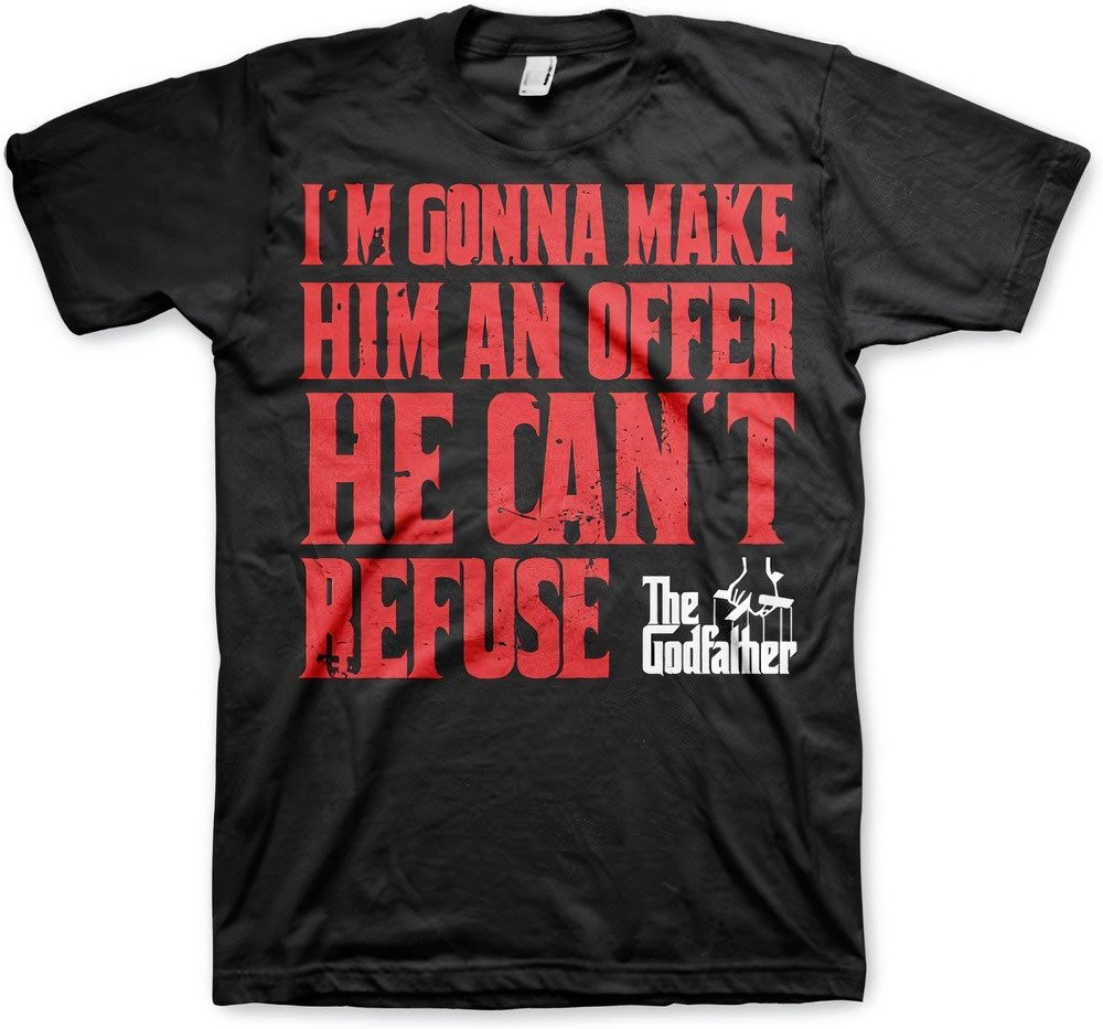 The Godfather T-Shirt I'm Gonna Make Him A Offer Big Tall T-Shirt
