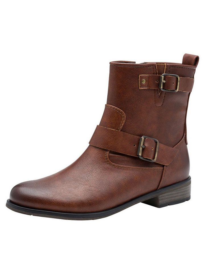 MARCO TOZZI FEEL mit Blockabsatz Blockabsatz 2-25313-45 Stiefelette FEEL