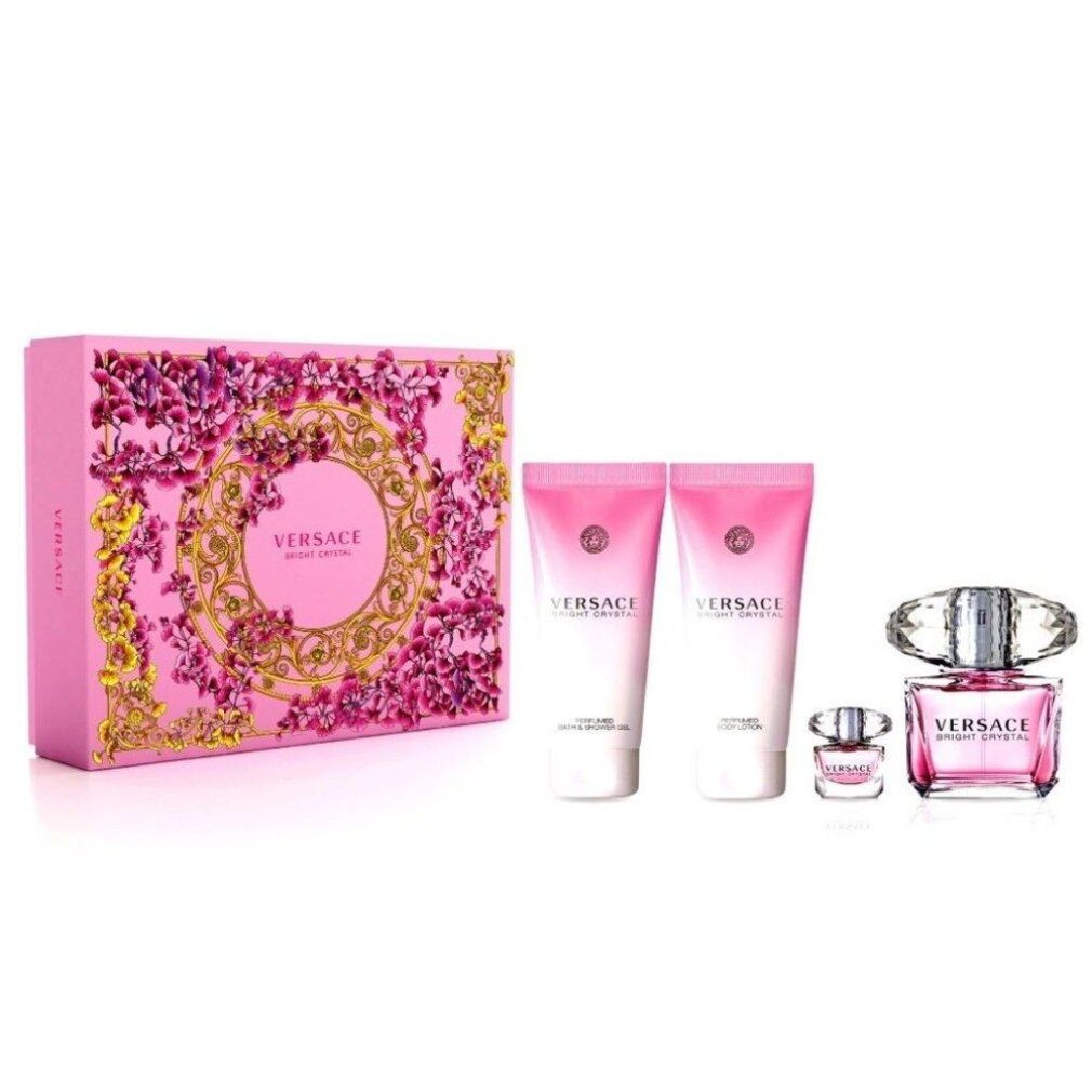 Versace Eau de Toilette SET Bright Crystal EDT + EDT + SHOWER GEL + BODY LOTION