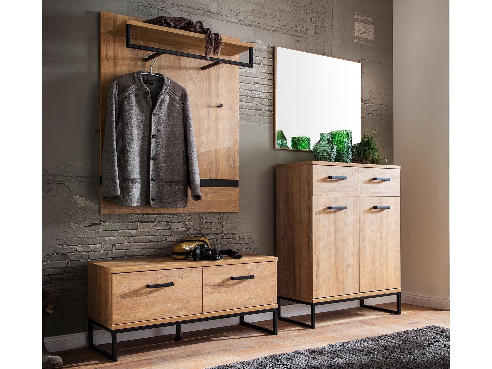 MCA furniture Garderoben-Set 191 x 196 x 38 cm (B/H/T)