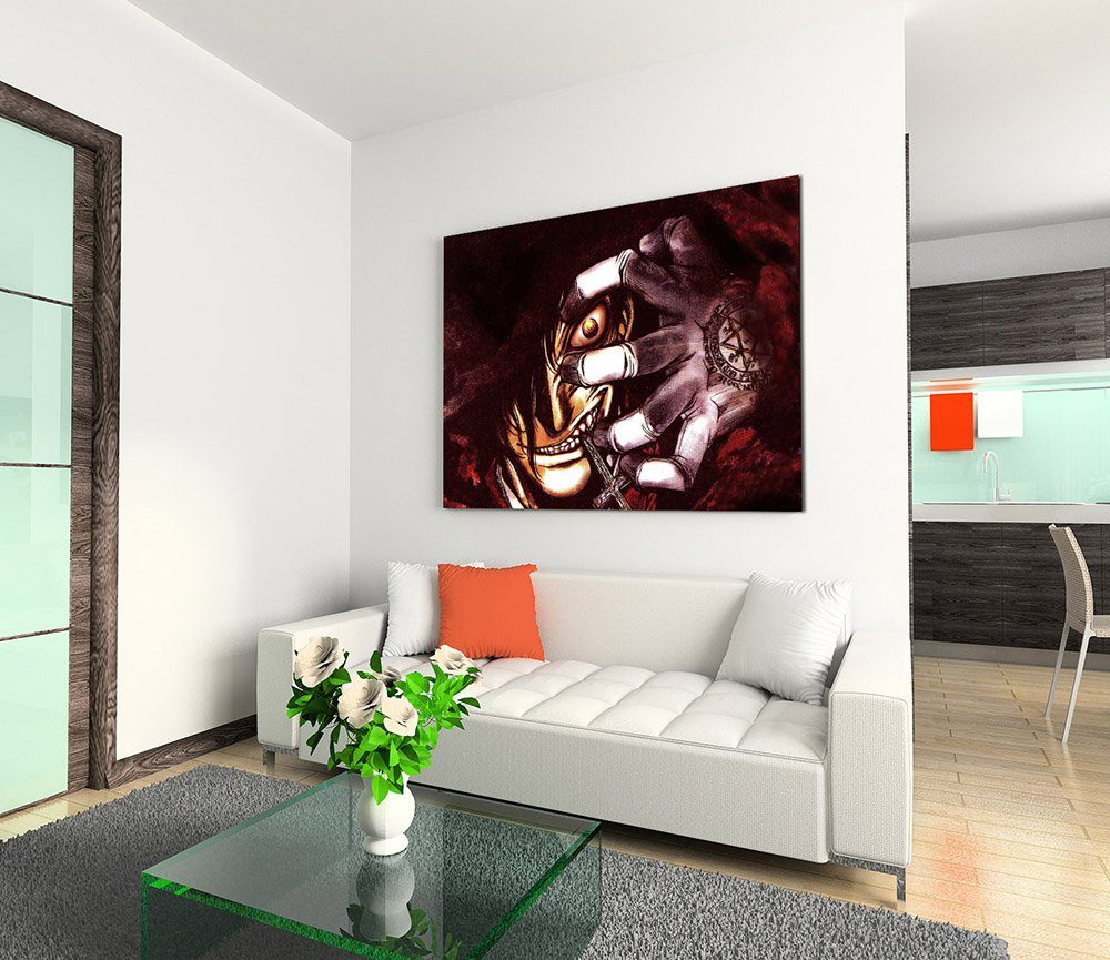 Sinus Art Leinwandbild Hellsing Alucard Art 120x80cm