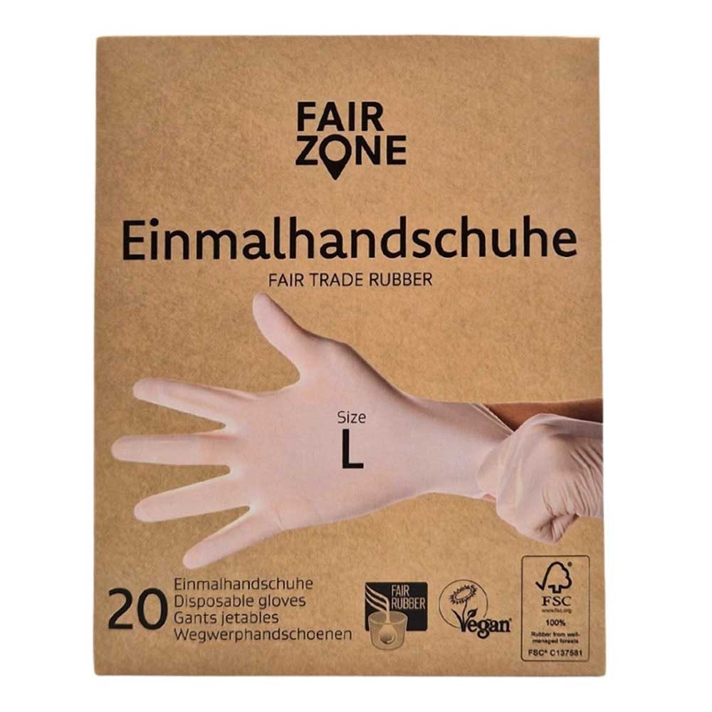 Fair Zone Einweghandschuhe Einmalhandschuhe - Размер L 20Stk.