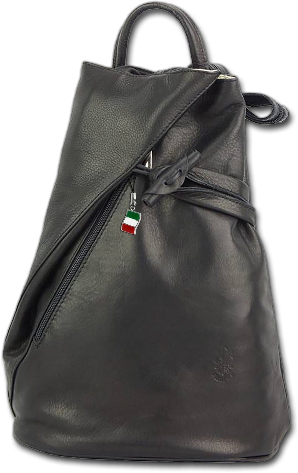 Cityrucksack Florence Damen Tasche Echtleder 2in1