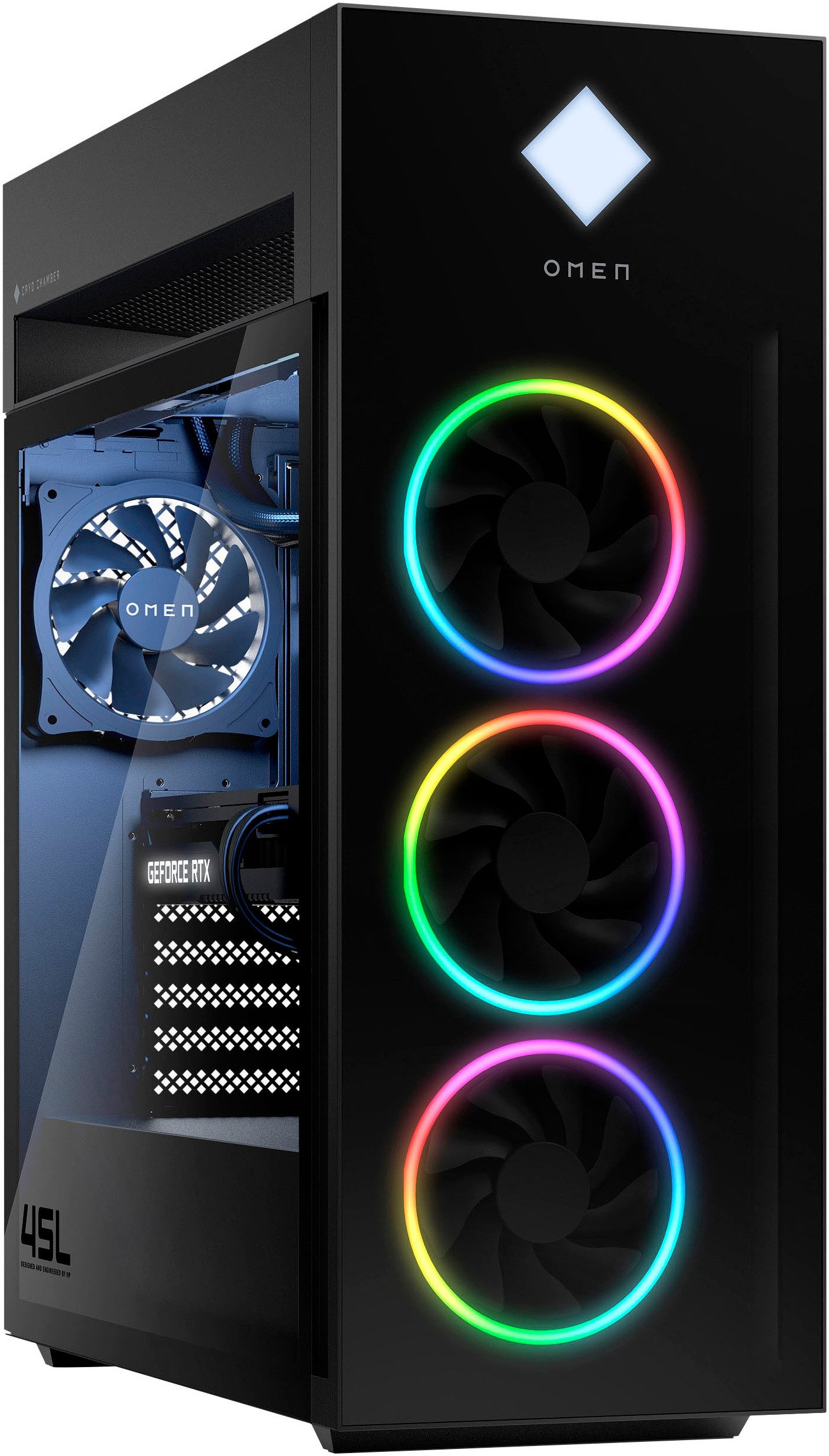 OMEN GT22-2005ng PC (Intel Core ™ i9 14900K, GeForce RTX 4080 SUPER, 64 GB RAM, 1000 GB SSD, Wasserkühlung)