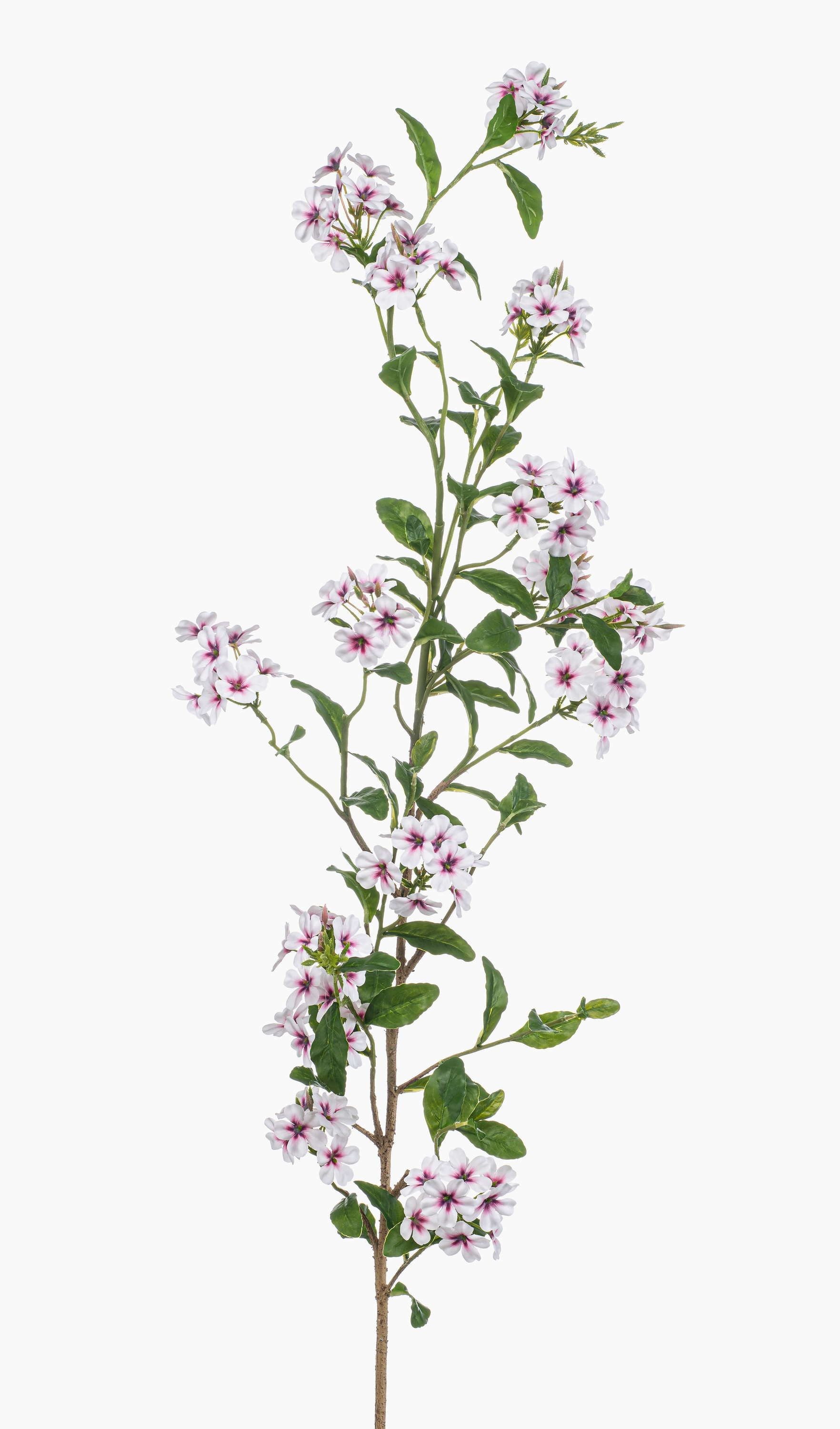 Kunstzweig Deko Zweig Jasmin KLONDA, weiß-rosa, 140cm Jasmin, artplants, Höhe 140.0 cm