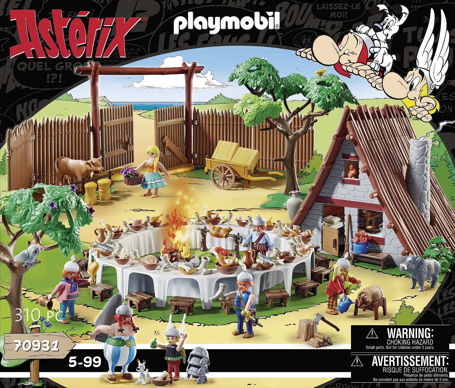 Playmobil® Spielwelt Asterix Großes Dorffest 70931, PLAYMOBIL Asterix Spielset – Bild 3 von 5