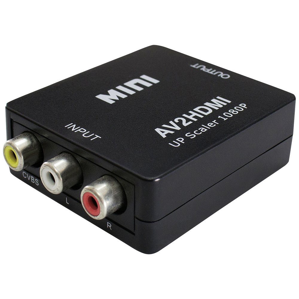 Maxtrack AV Konverter CS 37 L [AV - HDMI] 1920 x 1080 Pixel Audio-Adapter