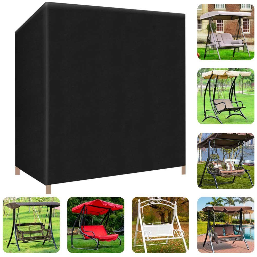 Patio mit Outdoor Abdeckung, Reißverschluss, Sitzflächenhusse Sunicol 3Sitzer,Gartenmöbel, Swing