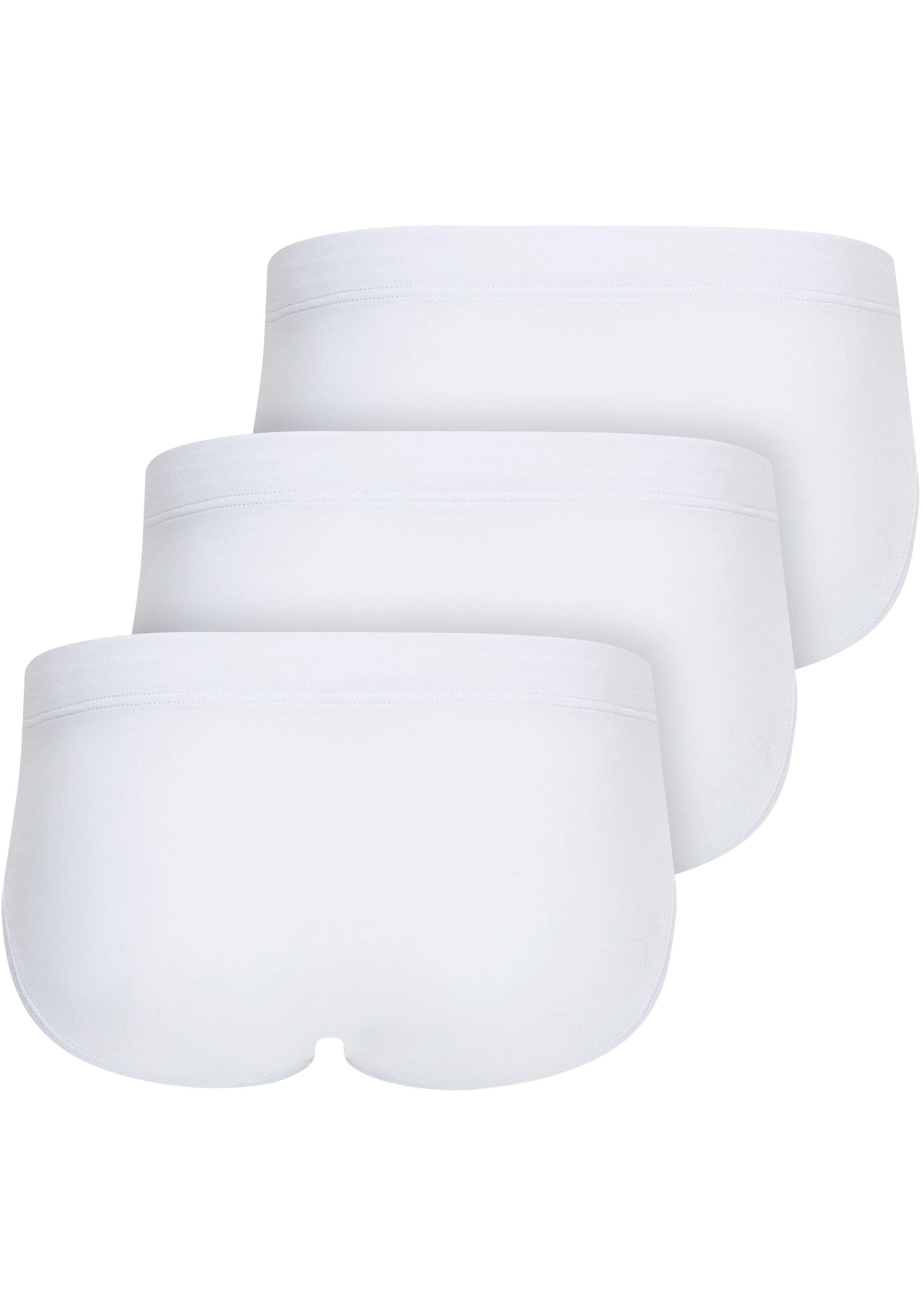 Jockey Slip Cotton + (3er Pack) ohne Eingriff, keine Seitennähte