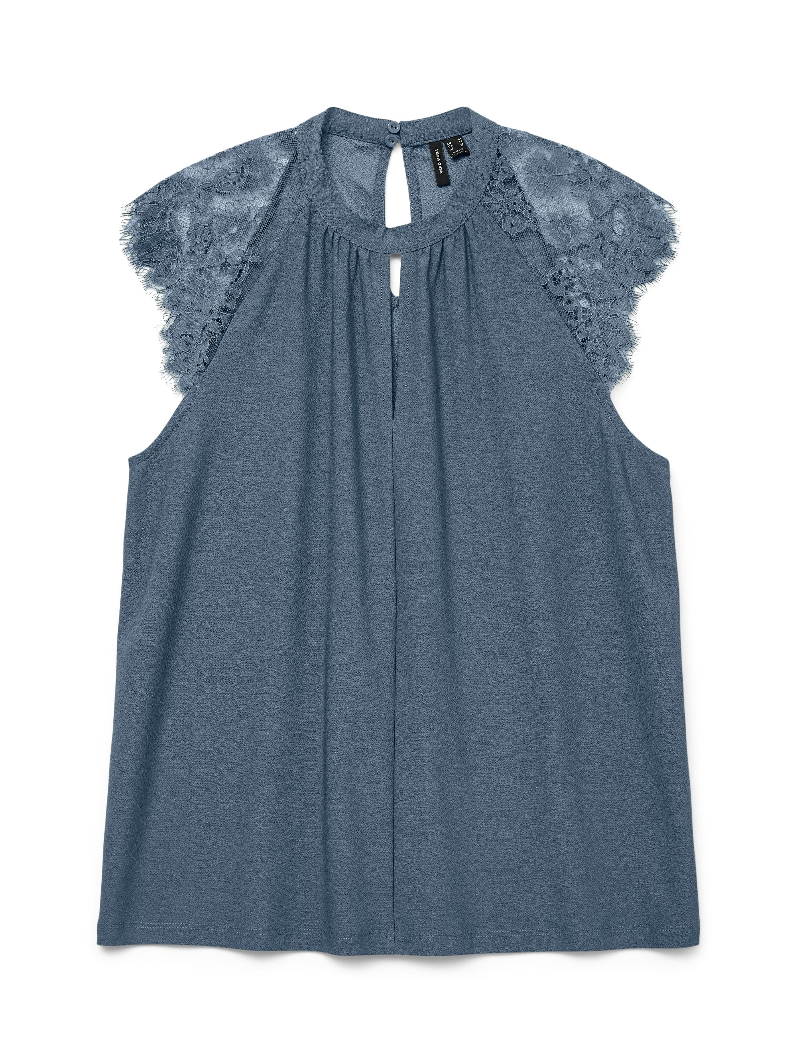 Vero Moda Spitzentop VMMILLA SL LACE günstig online kaufen