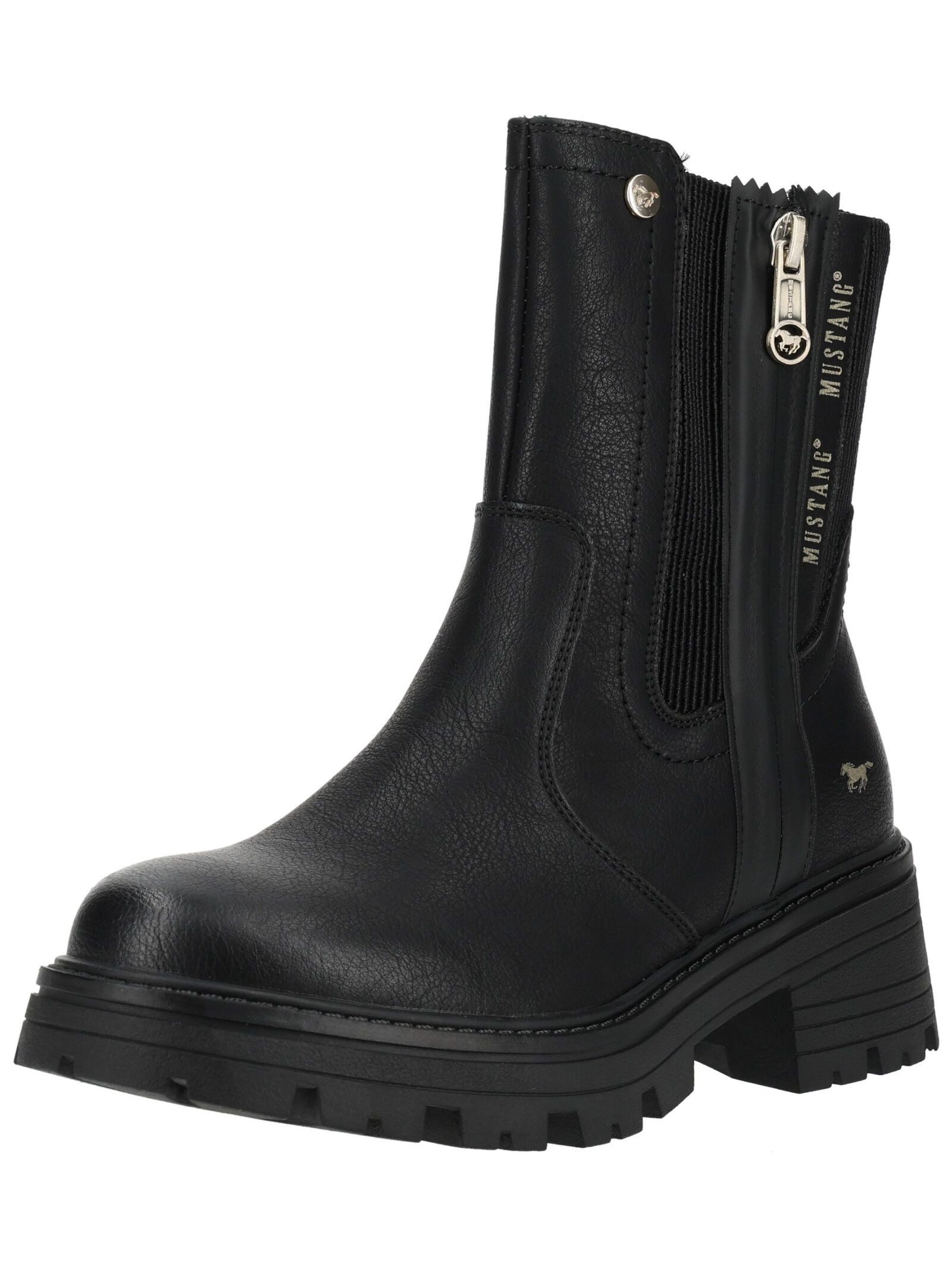 Mustang Shoes Mustang Shoes Stiefelette Lederimitat Stiefelette