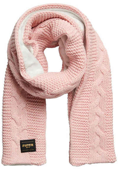 Superdry Strickschal CABLE KNIT SCARF