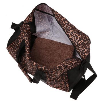 Umhängetasche Große Sporttasche 45 x 24 x 22 cm mit Leoparden