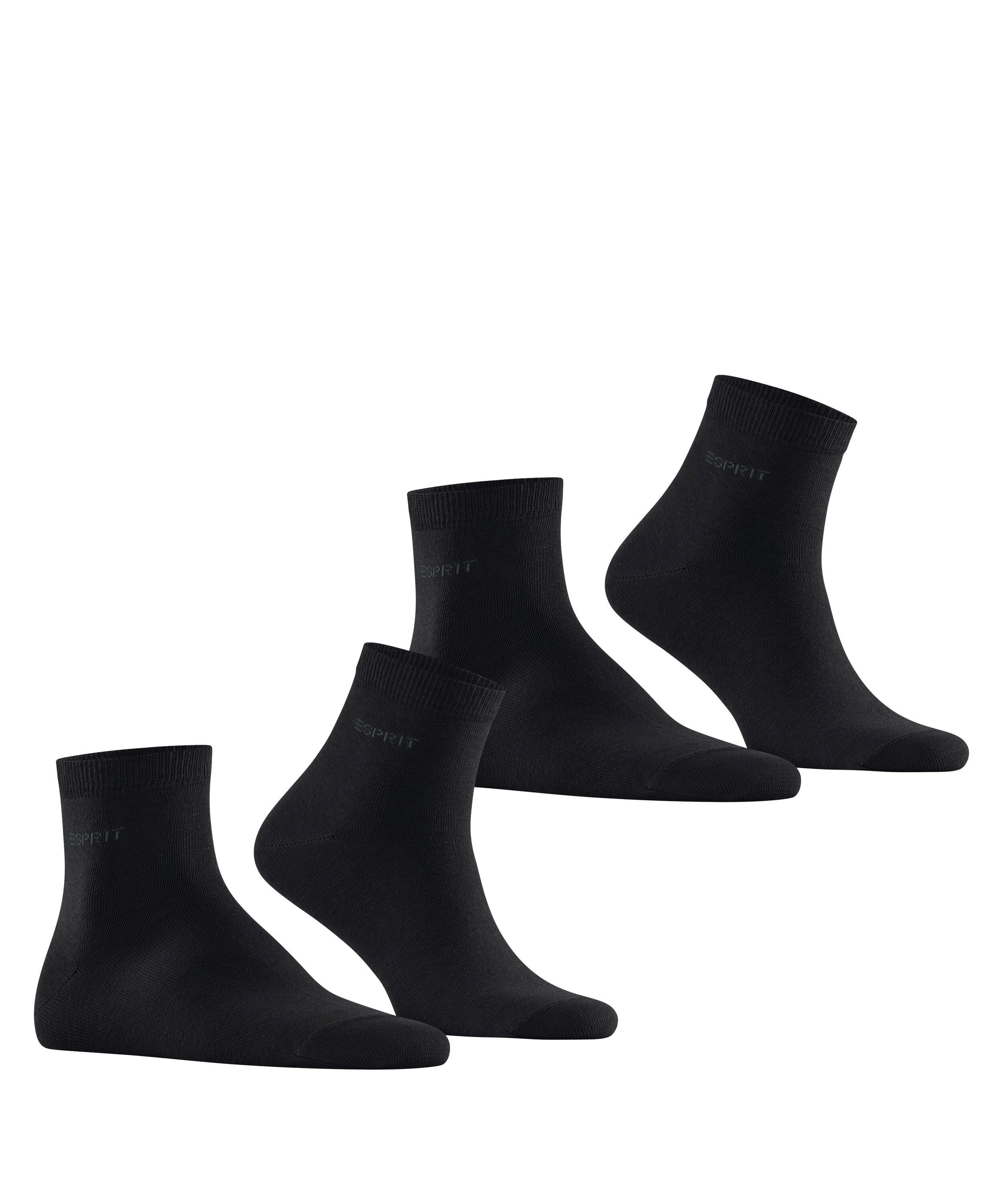 Esprit Socken Basic Uni 2-Pack Kurzsocken (2-Paar)