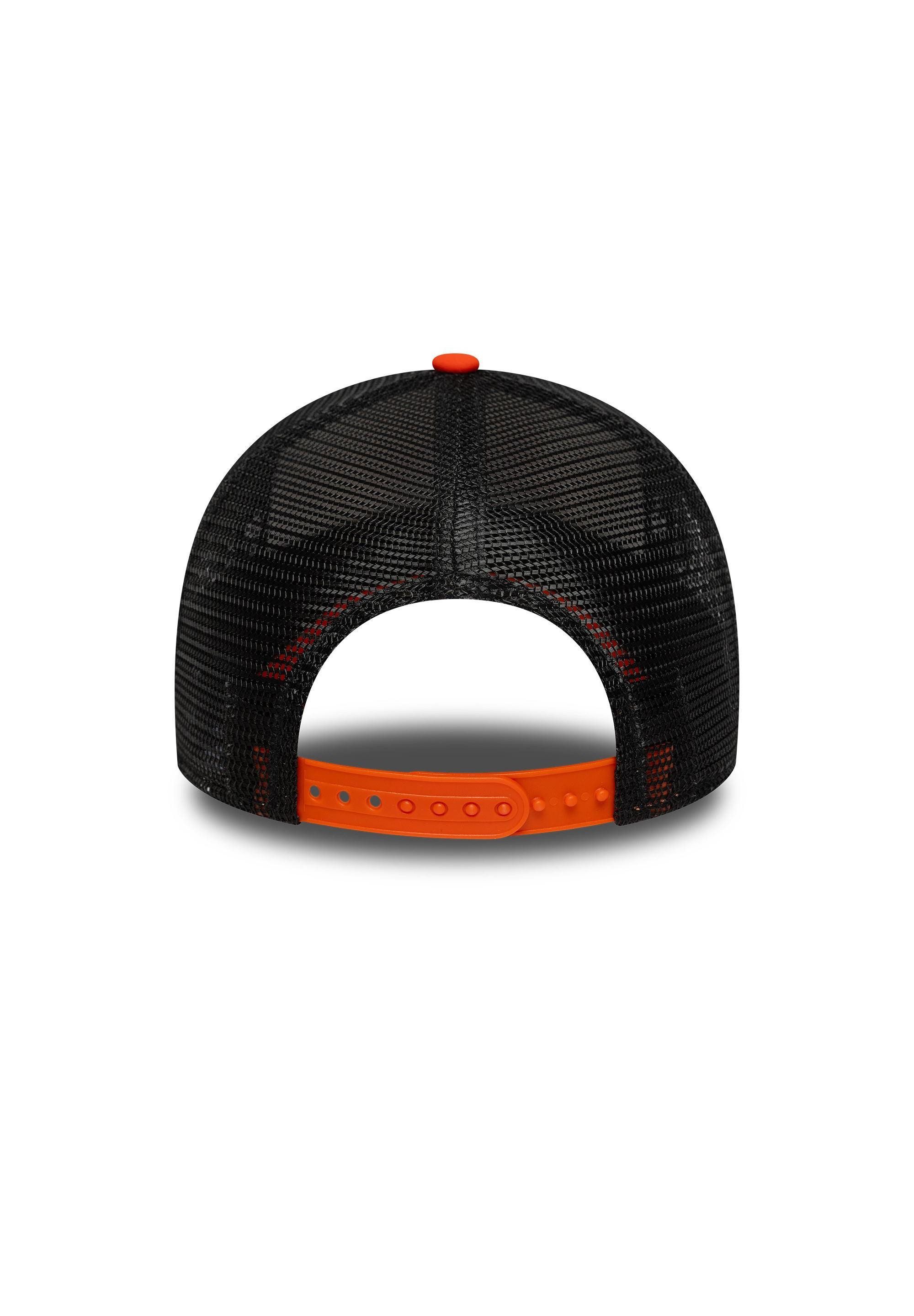 New Era Baseball Cap Racing Auto New Era A-Frame Trucker Kids Cap Orange (1-St)