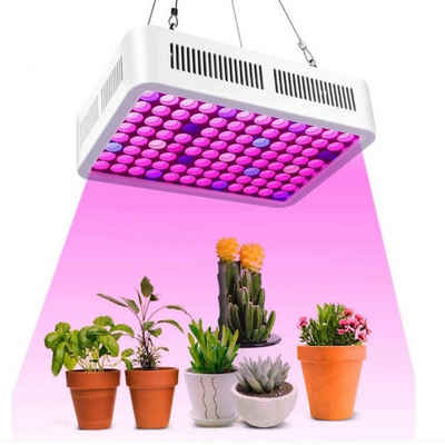 Avisto Pflanzenlampe LED Pflanzenlicht Vollspektrum wachsen Licht Pflanze wachsen Licht, Rückseitiger Lüfter, keine Sorge um die Wärmeableitung, LED Grow Lampe mit Rot Blau Licht, Pflanzenleuchte für Zimmerpflanzen Gemüse und Blumen, 300W