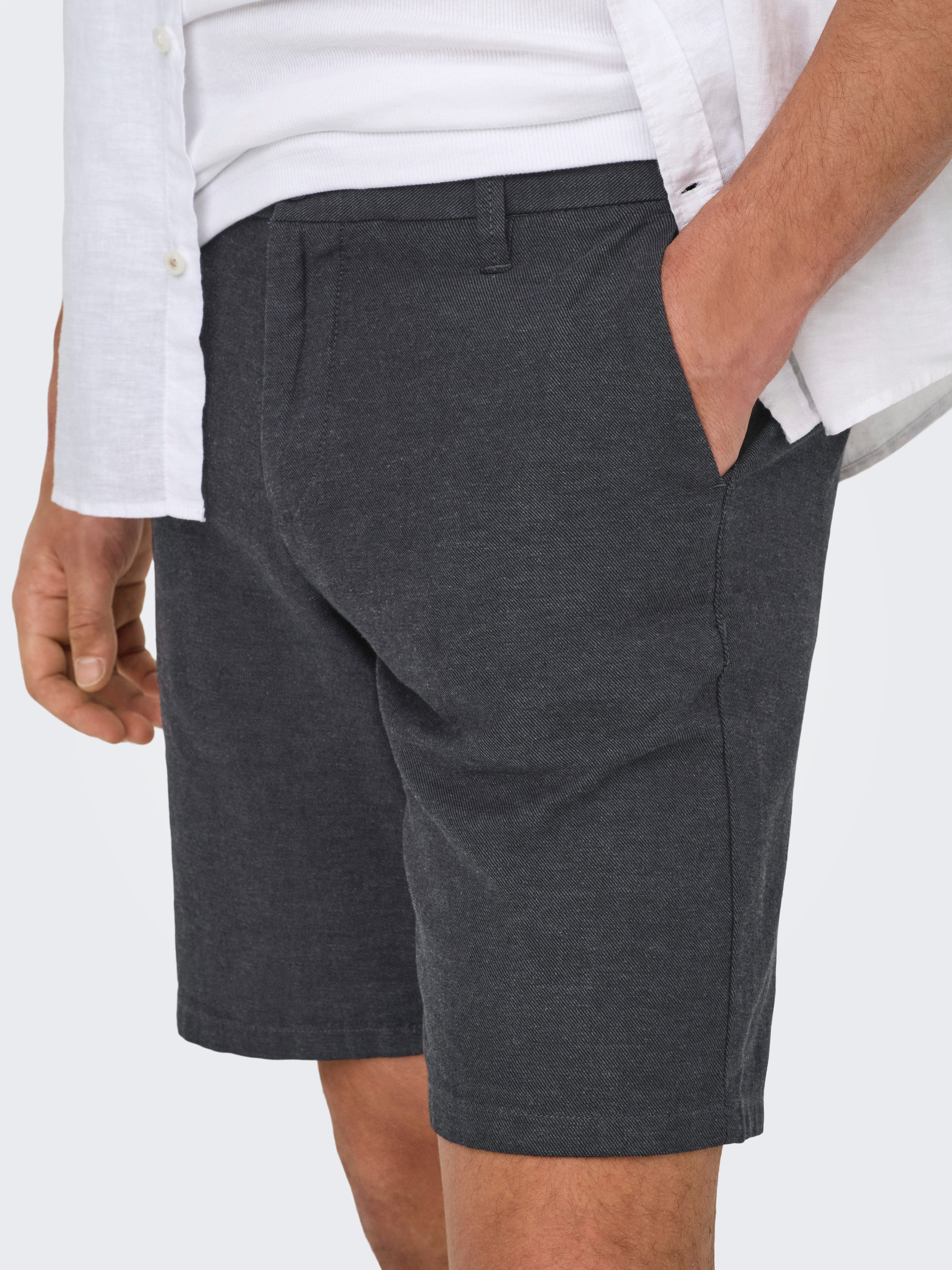 ONLY & SONS Chinoshorts ONSMARK 0011 COTTON LINEN SHORTS NOOS günstig online kaufen