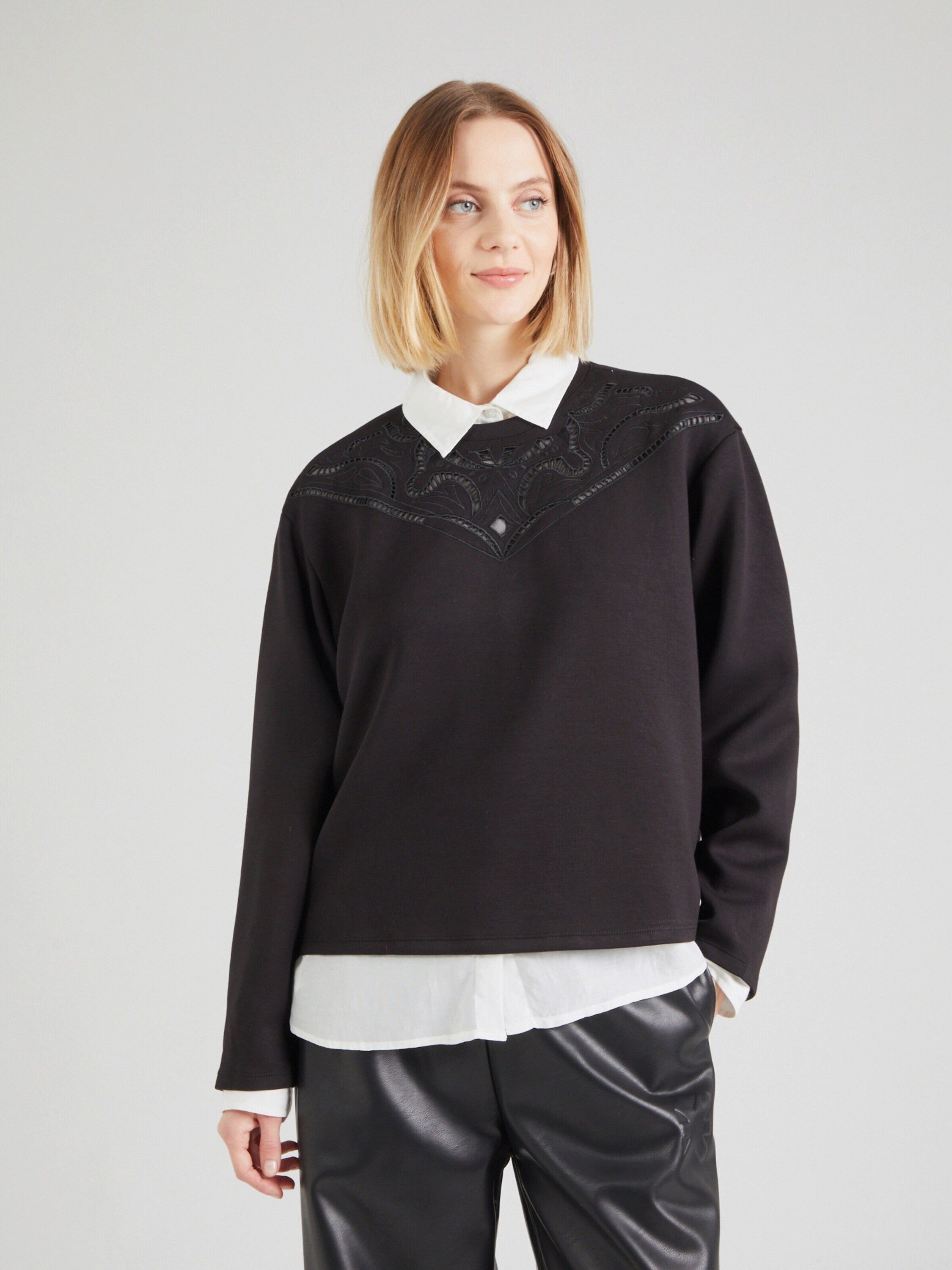 Object Sweatshirt BETZY (1-tlg) Lochmuster
