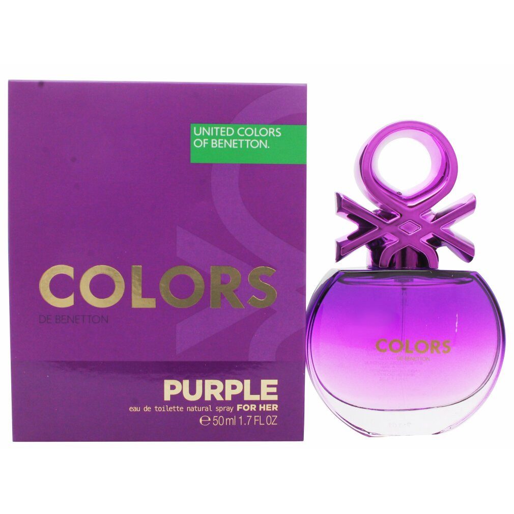 United Colors of Benetton Eau de Toilette Benetton Colors de Benetton Purple Eau de Toilette 50ml Spray