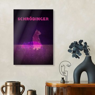 Posterlounge XXL-Wandbild RNDMS, Schrödingers Katze, Klassenzimmer Illustration
